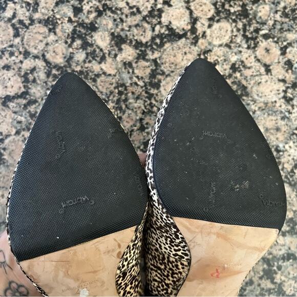 Madewell The Maddie Speckled Calf Hair Heels - Picture 7 of 11